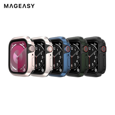 MAGEASY Odyssey Apple Watch 鋁合金霧面手錶保護殼