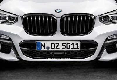 (B&amp;M原廠精品）現貨特價促銷中！！德國 BMW 原廠 G01 G02 X3 X4 M Performance 20d 30i M40i黑鼻頭 水箱護罩 水箱罩