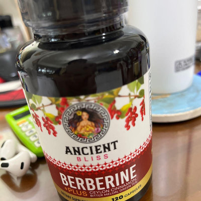 Ancient Bliss Berberine小蘗鹼1200mg 添加錫蘭肉桂+苦瓜+綠茶素 支持免疫+胰島平衡120粒