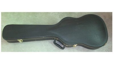 [網羅吉他]電吉他專用硬盒子木質皮革 les paul形 弧面形狀