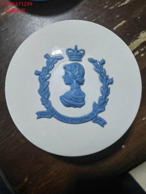 中古英國維基伍德wedgwood浮雕Queens系列大號糖果 舊藏 收藏 中古 二手【國際藏館】-286