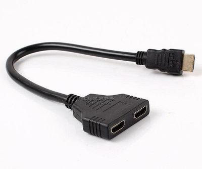 分配器HDMI分配器一進二出一分二HDMI 1分2高清線 HDMI分頻器 2.0版切換器