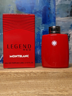 【與你便利店】Mont Blanc 萬寶龍傳奇烈紅男性淡香精 4.5ml Legend RED