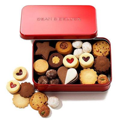 《FOS》日本製 DEAN & DELUCA 曲奇餅乾 禮盒 2024新款 情人節限定 禮物 送禮 熱銷 必買