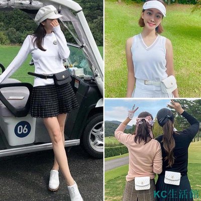 MK生活館【  新店立減288】高爾夫皮帶 高爾夫腰帶 時尚皮帶 韓國高爾夫服裝女裝時尚高爾夫球包腰包高爾夫腰帶女生