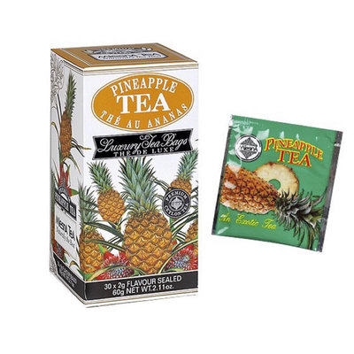※本月促銷※【即享萌茶坊】MlesnA Pineapple Tea曼斯納鳯梨風味紅茶(鳳梨紅茶)30茶包/盒