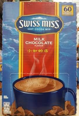 【小如的店】COSTCO好市多代購~Swiss miss 牛奶可可粉/巧克力粉(28g*60包) 479946
