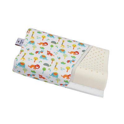 Paratex泰國兒童乳膠枕頭嬰兒定型枕芯天然動物
