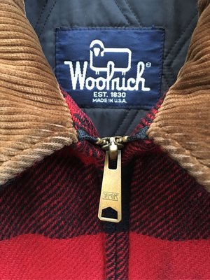 Vintage Woolrich 燈心絨/絨布領羊毛外套/稀有小尺寸/品項佳(rrl/filson/rugged)