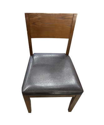 宏品全新二手家具電器 F62628*木紋皮餐椅* 餐桌 辦公椅 沙發 原木椅 高腳椅 餐桌椅 茶几 中古傢俱 冷氣空調