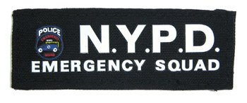 JHS（（金和勝 生存遊戲專賣））警星NYPD EMERGENCY 識別貼片 ID-06