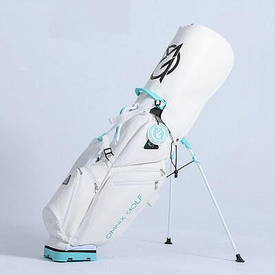 創客優品 【新品】OMNIX GOLF高爾夫球包輕便支架包便攜款白色兩個帽蓋 GF2222