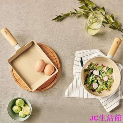[Neoflam] Fika 不沾感應鍋套裝(2件)(蛋捲盤 +小炒鍋)-雙喜生活館