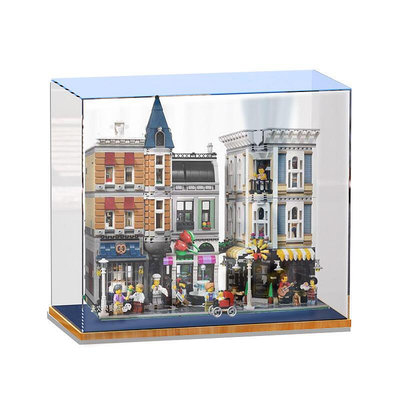 展示盒 防塵盒 收納盒 樂高10255 聯合城市中心廣場展示盒 LEGO街景十周年亞克力防塵盒