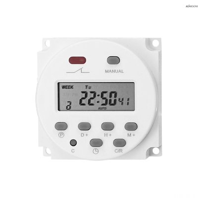 16A周循環面板安裝式數顯定時器 CN101A 電壓12V-KK220704