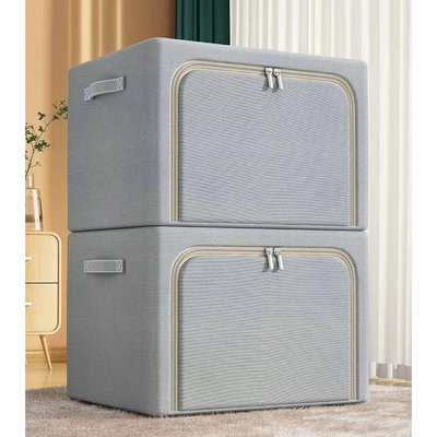 物收納箱 24L 66L 折疊收納箱 收納箱大容量 棉被收納箱 可折疊家用收納箱