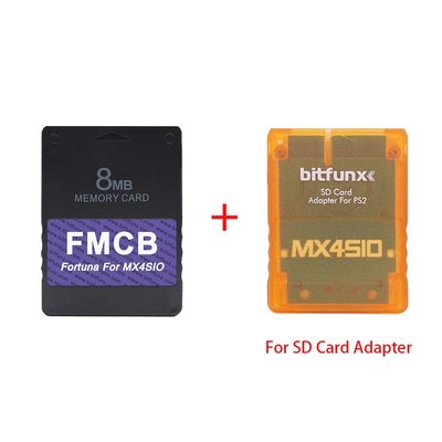 cilleの屋 Fortuna FMCB OPL 1.2.0 PS2 啓動卡 + MX4SIO SIO2SD TF/ SD卡 讀卡