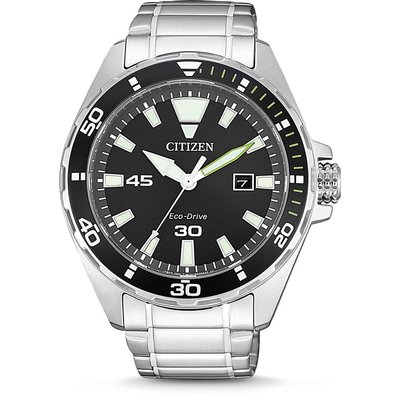 【金台鐘錶】CITIZEN 星辰手錶 光動能 男錶 不鏽鋼錶帶 BM7451-89E