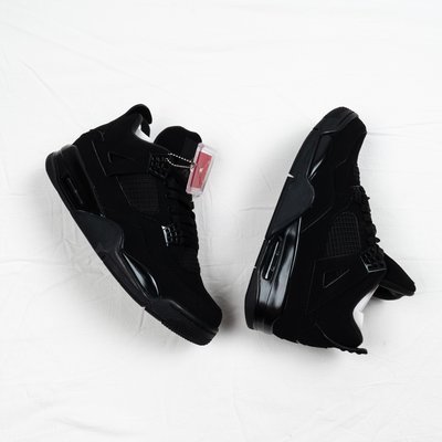 Air Jordan 4 “Black Cat” 全黑 黑貓 麂皮 休閒運動籃球鞋 男鞋 CU1110-010