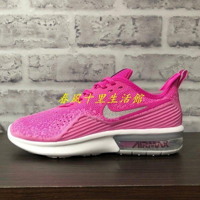 NIKE WMNS AIR MAX SEQUENT 4 粉色 休閒 運動鞋 女鞋 AO4486-601爆款