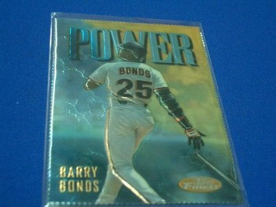 阿克漫130-31~MLB-1997年Finest Embossed Gold 1:96 Barry Bonds只有一張