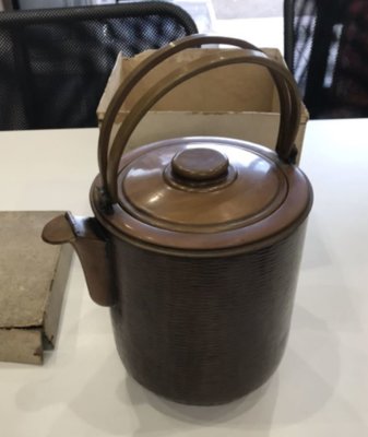 [茶太初] 老日本 金明堂 錘打銅器 銅壺