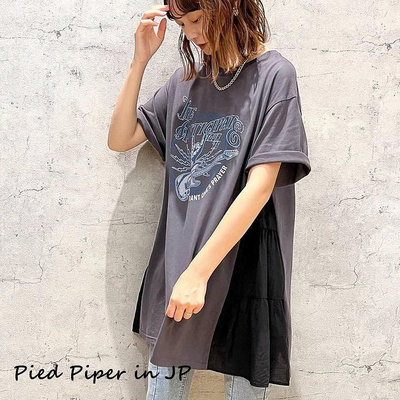 Pied Piper日本代購 GV047 RODEO CROWNS側邊拼接傘狀T恤