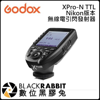 數位黑膠兔【神牛 Godox XPro-N TTL Nikon版本 無線電引閃發射器】 攝影燈 定時 100公尺 一對多