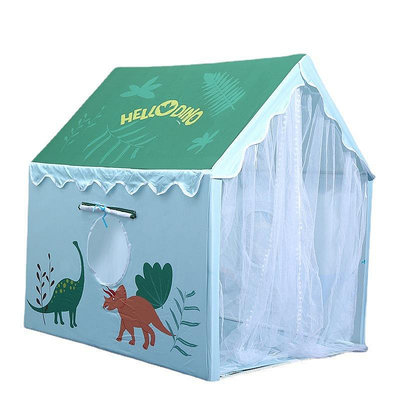 兒童禮物 禮品交換 兒童室內恐龍公主男女孩玩具屋可睡覺遮光家用汽車小房子城堡帳篷 WY105