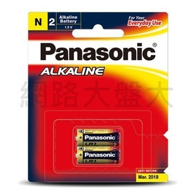 #網路大盤大# Panasonic國際牌--鹼性5號電池--(N) LR1 【每組2顆 特價80元】