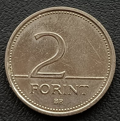 匈牙利    1998年   2  FORINT      鎳幣    1597
