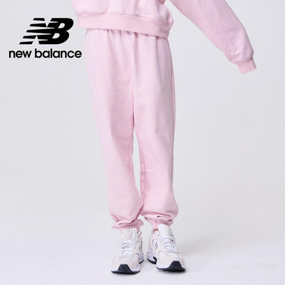 【New Balance】 NB 鬆緊縮口棉長褲_女性_粉色_AWP31503SOI