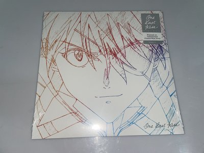 現貨 宇多田光 One Last Kiss 新世紀福音戰士EVA黑膠唱片 藍膠LP-追憶唱片