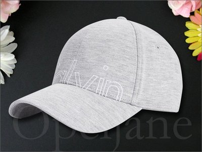 Calvin Klein Hat 卡文克萊空心LOGO CK灰色棒球帽 鴨舌帽 防曬 遮陽帽高爾夫球帽 愛Coach包包