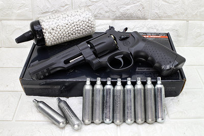 台南 武星級 UMAREX Smith &amp; Wesson R8 左輪 CO2槍 優惠組C ( M&amp;P左輪槍轉輪槍BB槍