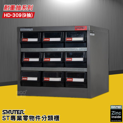 收納高手《樹德》 HD-309 專業重型零件櫃 9格抽屜 零物件分類 整理櫃 零件分類櫃 整理 收納櫃 工作櫃 分類櫃
