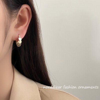 復古港風耳環女夏款2021年新款潮時尚洋氣氣質高級感網紅爆款耳飾