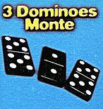 【意凡魔術小舖】3 Dominoes Monte神奇多米諾骨牌打賭道具 過年必備道具近距離魔術
