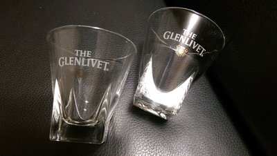豪宅必備~GLENLIVET威士忌杯厚實質感超好!!!愛喝必備!!具收藏價值!!!(2入)