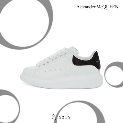 [G2TY] Alexander Mcqueen | MCQ 小白鞋 全白 黑尾 皮革 麂皮 厚底 小白鞋 麥昆 麥坤