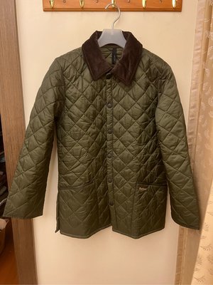 Barbour 絎縫 外套 夾克 綠色 xs號