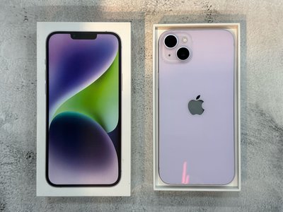 🌚 拆封新機 iPhone 14 plus 128G 紫色 台灣貨 100%