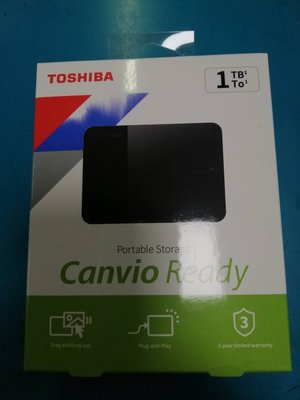 @電子街3C特賣會@全新 TOSHIBA 東芝 2.5吋Canvio Ready 1TB行動硬碟