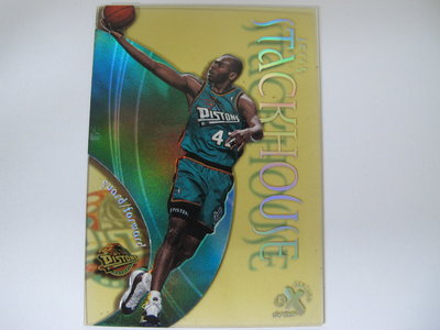 ~ Jerry Stackhouse ~ 傑里·斯塔克豪斯 1998-1999年EX NBA球星 透明塑膠卡