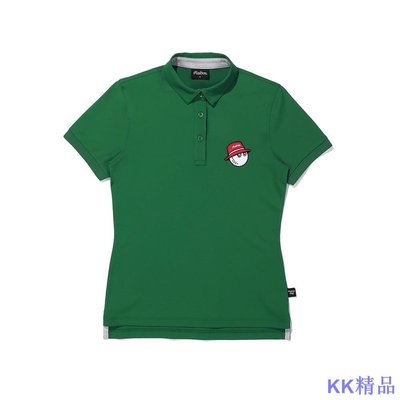 全館免運 韓版女裝 高爾夫球衣女 運動套裝女 韓國MALBON GOLF女高爾夫服裝POLO衫上衣緊身薄款短袖T恤 可開發票
