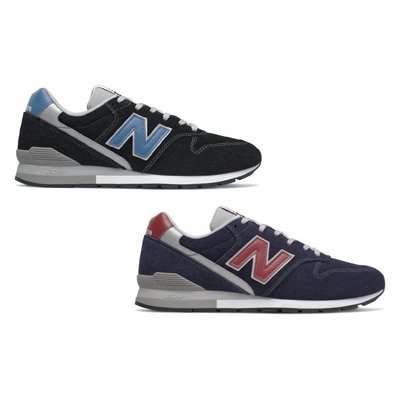 【正品】New Balance 復古鞋 NB 996 男款 休閒鞋 運動鞋 慢跑鞋 男鞋 復古 運動 休閒 深藍紅色 黑灰藍色