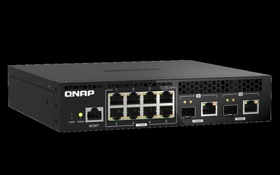 QNAP 威聯通 QSW-M2108R-2C L2 Web 管理型交換器(可上機架)