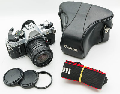 二手新中古:經典CANON AE-1P+SIGMA 24mm F2.8 MC Macro大光圈文青相機135底片機8.8成新