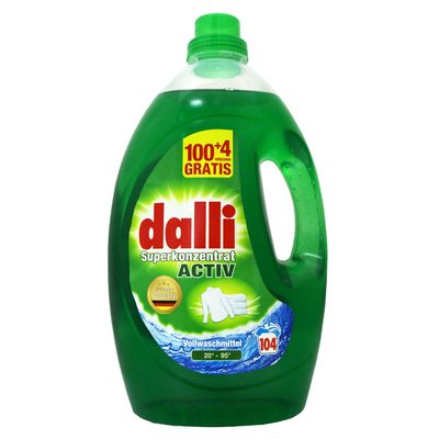 【易油網】【缺貨】Dalli 全效能 超濃縮 綠色洗衣精 ACTIV 3.65L #28967