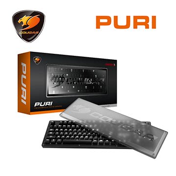 COUGAR 美洲獅 PURI 青軸 白光 專業 機械式 電競鍵盤 機械式鍵盤